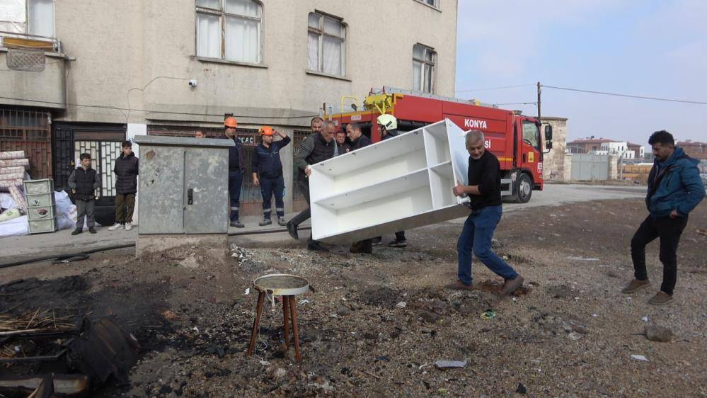 Yer Konya! Tahliye kararına sinirlendi, yaptığıyla ekipleri alarma geçirdi 2